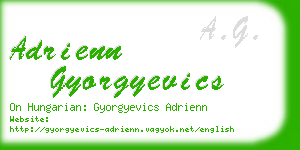 adrienn gyorgyevics business card